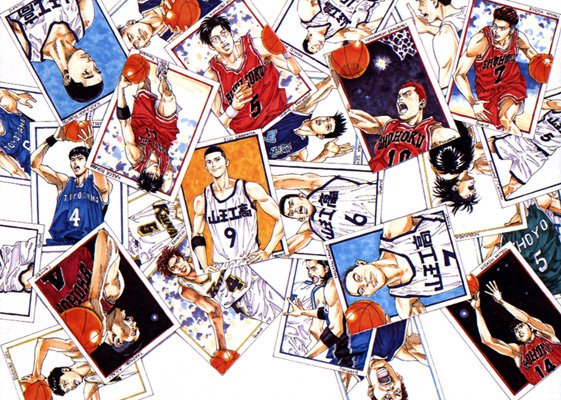 Otaku Gallery  / Art Books / Slam Dunk - Illustration Book / 105-106.jpg